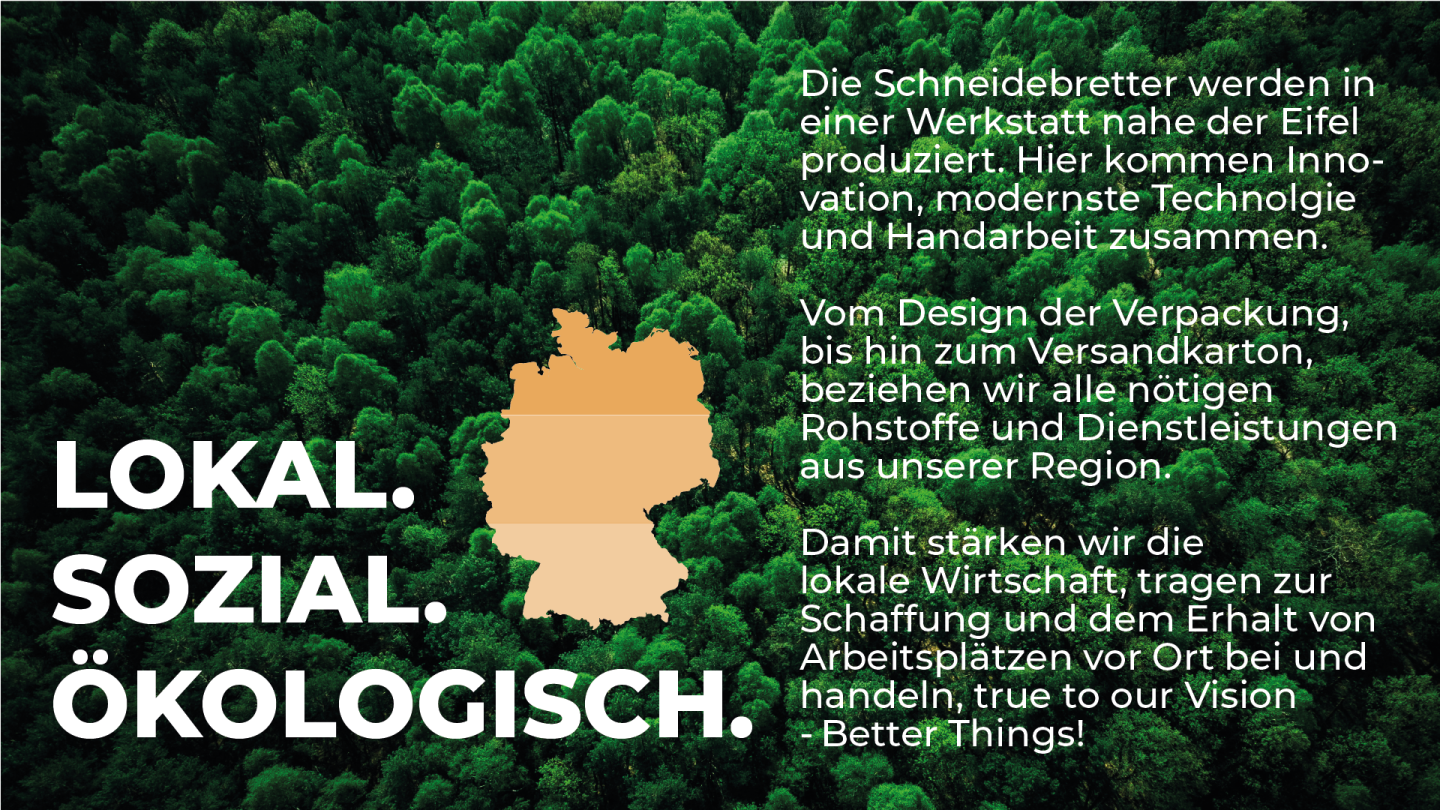 Wald, Made in Germany, lokal produziert
